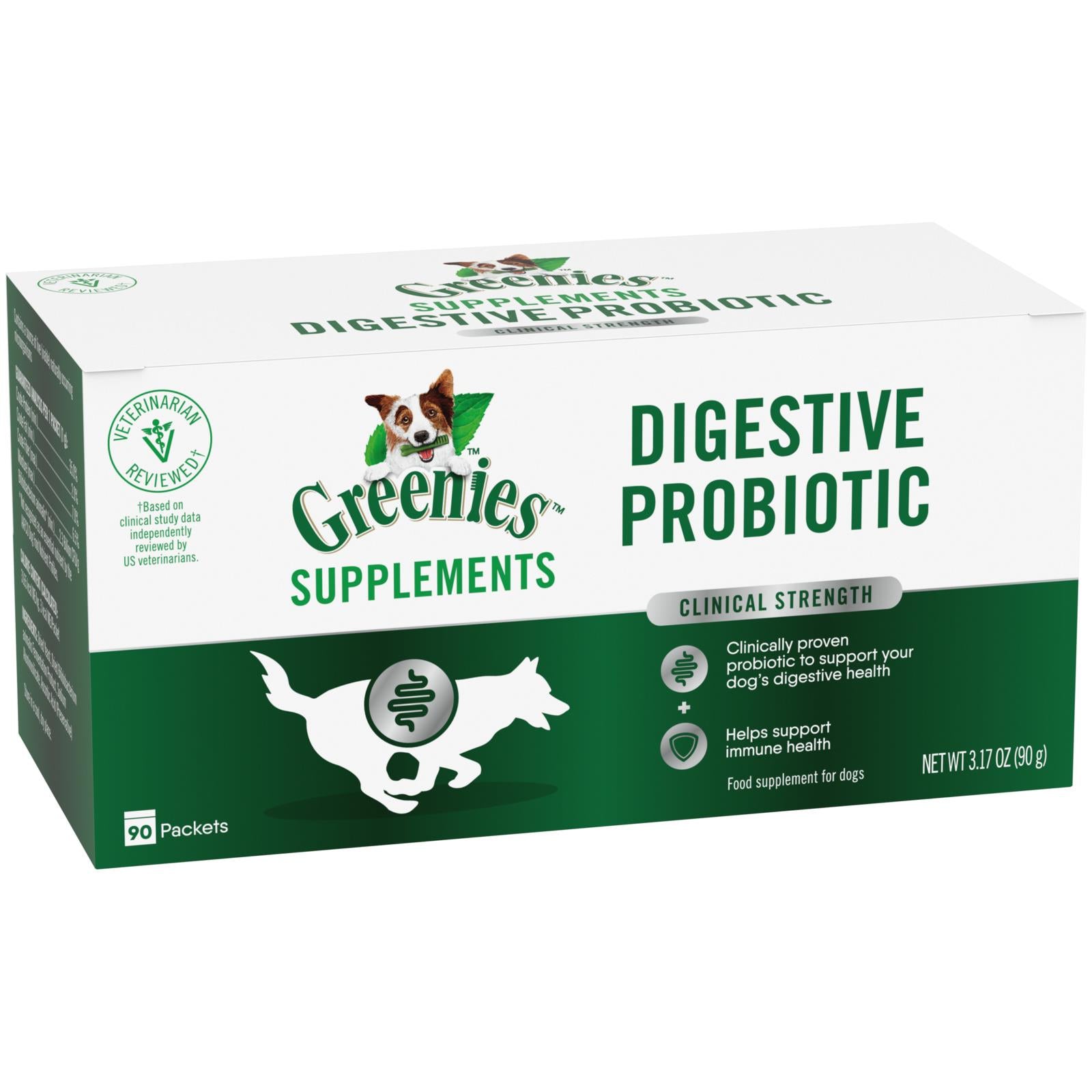 Greenies Digestive Probiotic Powder Dog Supplement - 3.17 Oz  