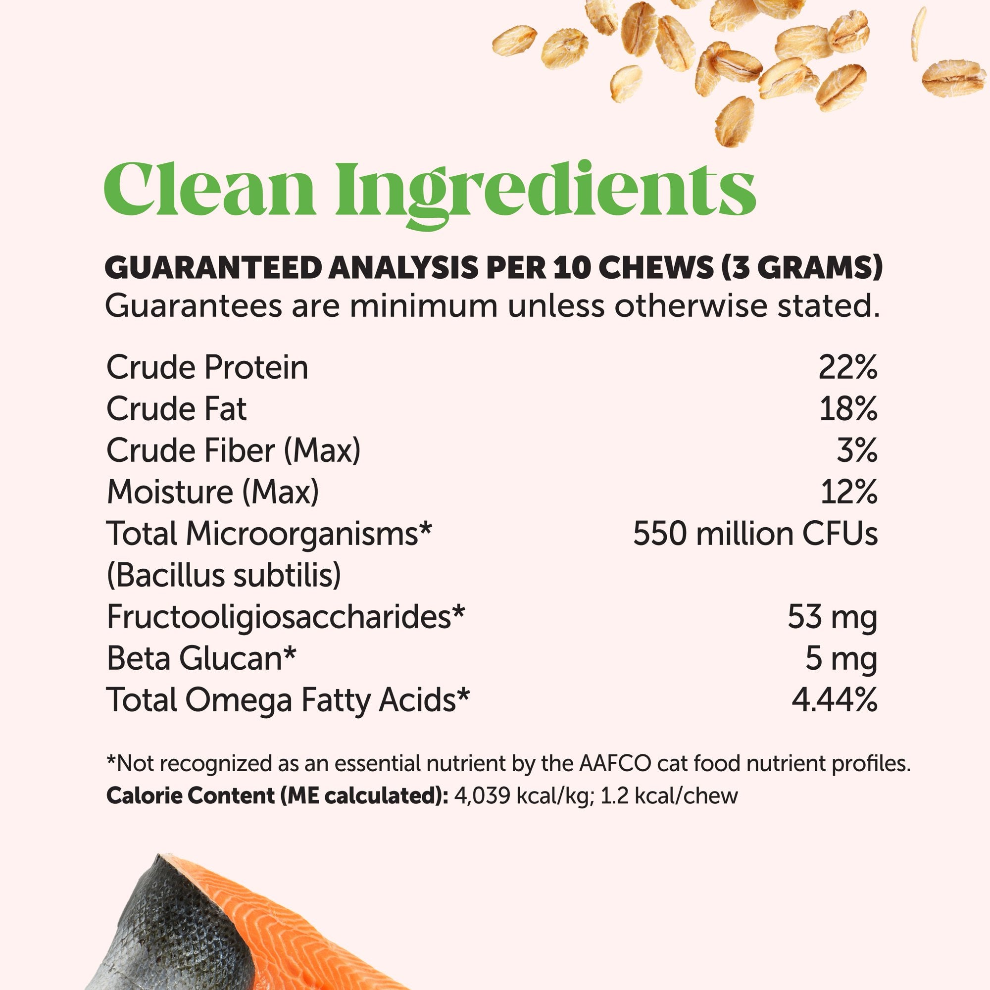 Pet Honesty Probiotics Gut+Health Digestion and Immune Support Chicken Flavor Supplemental Cat Treats - 3.7 Oz - 30 Day Supply