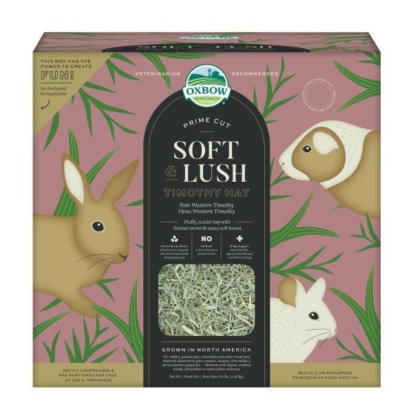 Oxbow Prime Cut Soft and Lush Tender Timothy Hay Small Animal Treat 80 Ounce