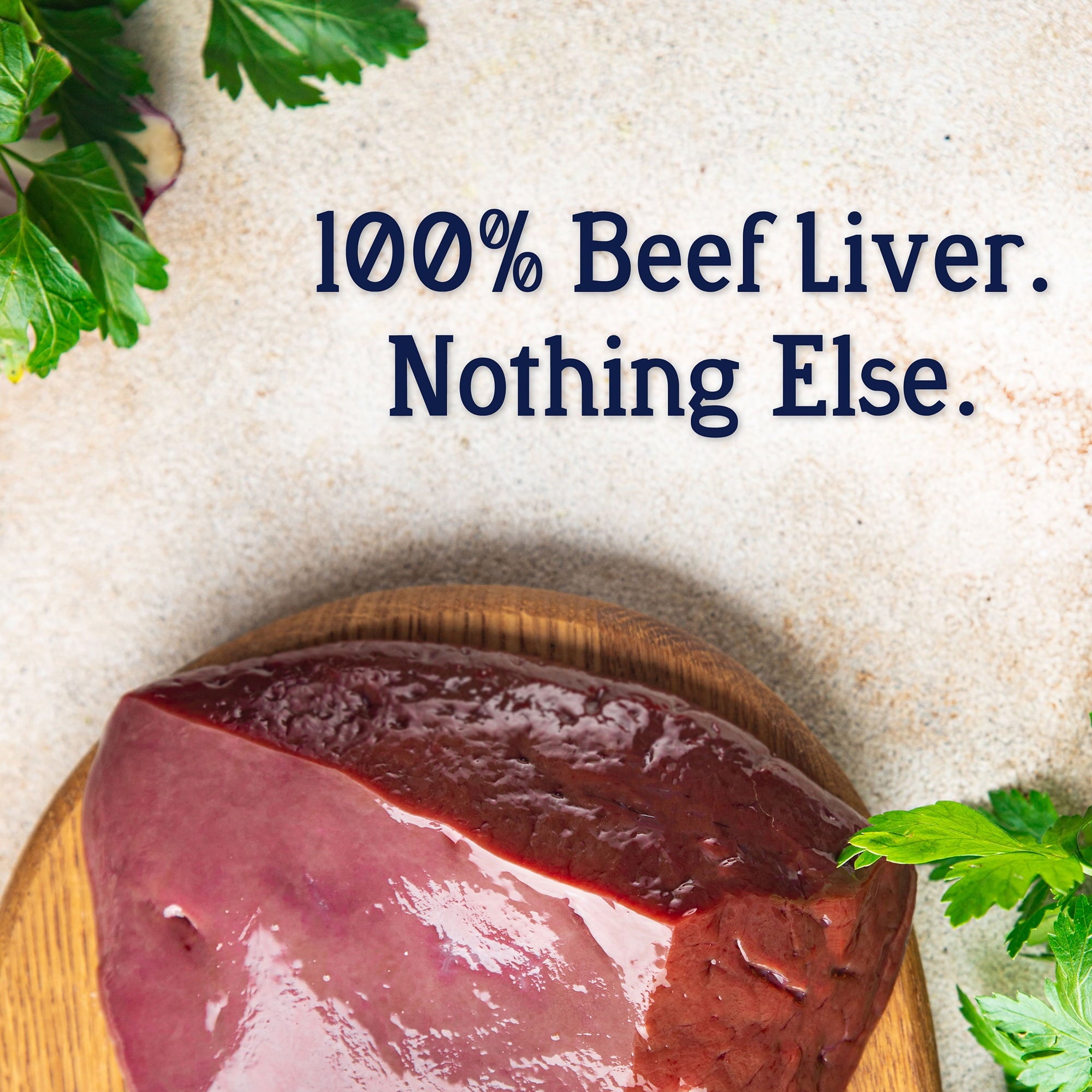 Stewart Single Ingredient Grain-Free High-Protein Beef Liver Freeze-Dried Dog Treats or Food Topper - 14 Oz