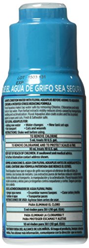 Fluval AquaPlus Freshwater and Saltwater Aquarium Water Conditioner Treatment