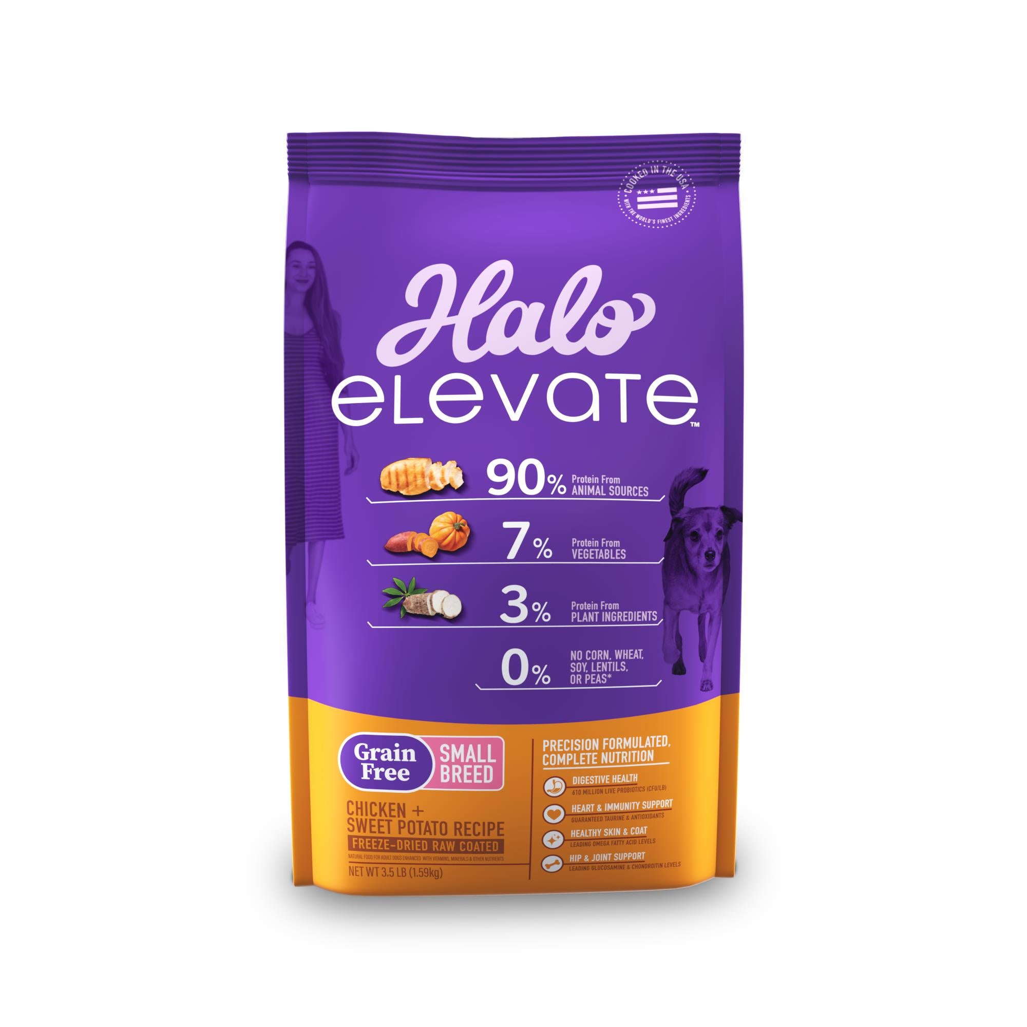 Halo Pets Elevate Grain-Free Chicken Small-Breed Dry Dog Food - 3.5 Lbs  