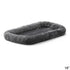 Midwest Homes Quite Time Fleece Machine Washable Rectangular Bolster Pet Bed or Crate Mat Gray MD - L:30 X W:21 In