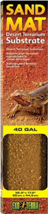 Exo Terra Desert Sand Mat Terrarium Substrate and Decor - 40 Gallon - L:35.5 X W:17.5 Inches