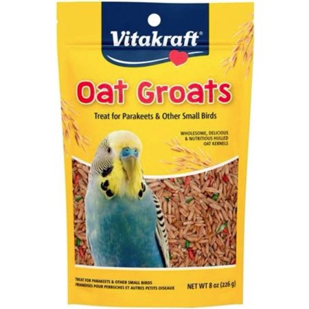 Vitakraft Oat Groats Parakeet and Small Birds Bird Treats - 8 Oz Default Title