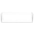Aquatop Bookshelf-Style Long Clear Glass Aquarium - 12 Gallons - L: 8 X W: 35 X H: 10 Inches