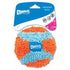 Chuckit! Petmate Indoor Fetch Ball Microfiber Chenille Dog Toy - Orange and Blue - 4.75 Inch