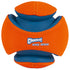 Chuckit! Petmate Kick-Fetch Ball Canvas Rubber and Foam Floating Dog Toy - Orange/Blue - Small - 2 Inch