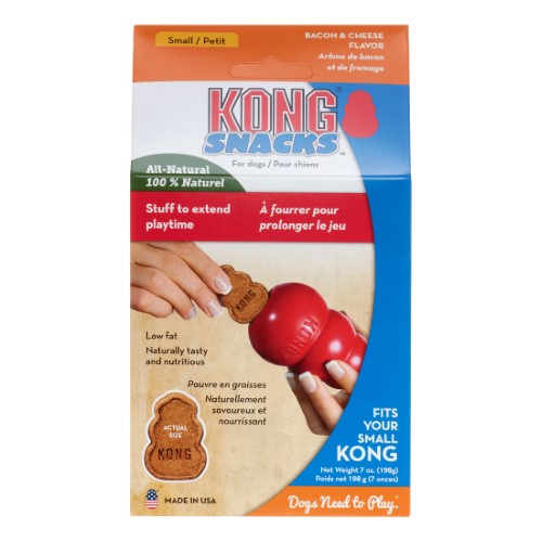 Kong Stuff'N Snacks Bacon and Chedder Cheese Soft and Chewy Dog Treats - Medium