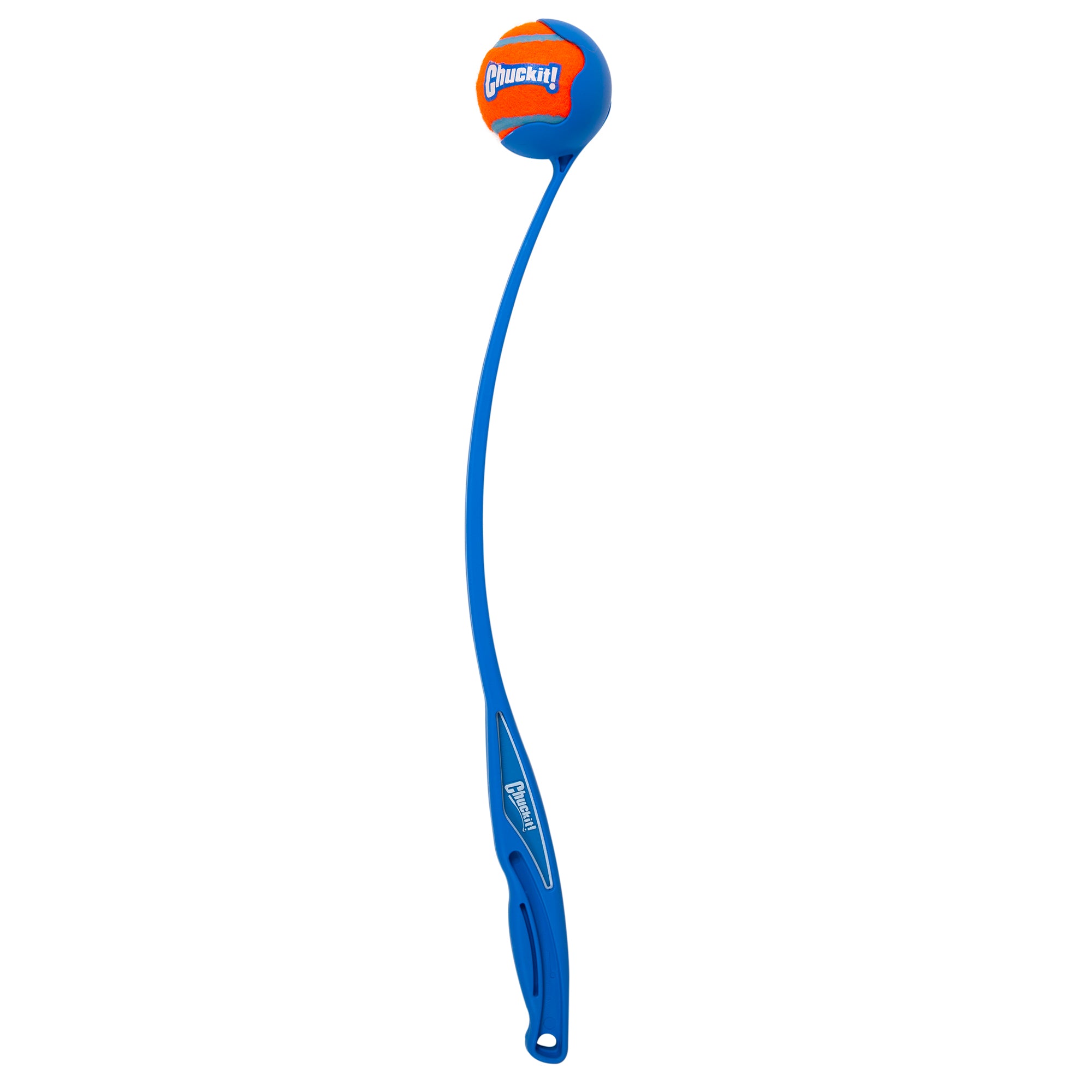 Chuckit! Petmate Sport Flinging Mega Ball Launcher Interactive Fetch Dog Toy with 3 Inch Diameter Ball - 26 Inch
