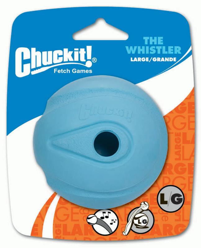 Chuckit! The Whistler Ball Fetch Dog Toy - Large - 3 Inch