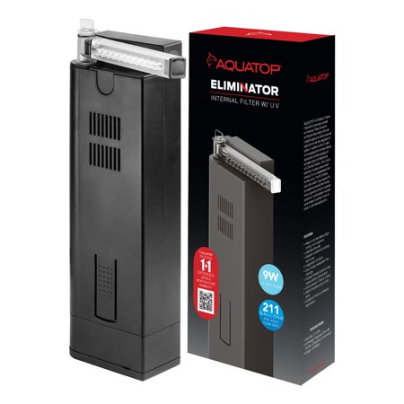 Aquatop IF9-UV Eliminator Internal Aquarium Filter with 9 Watt UV Light Default Title