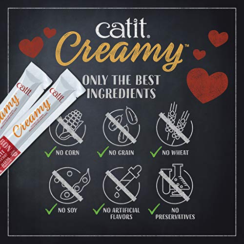 Catit Creamy Grain-Free Salmon Lickable Cat Treats