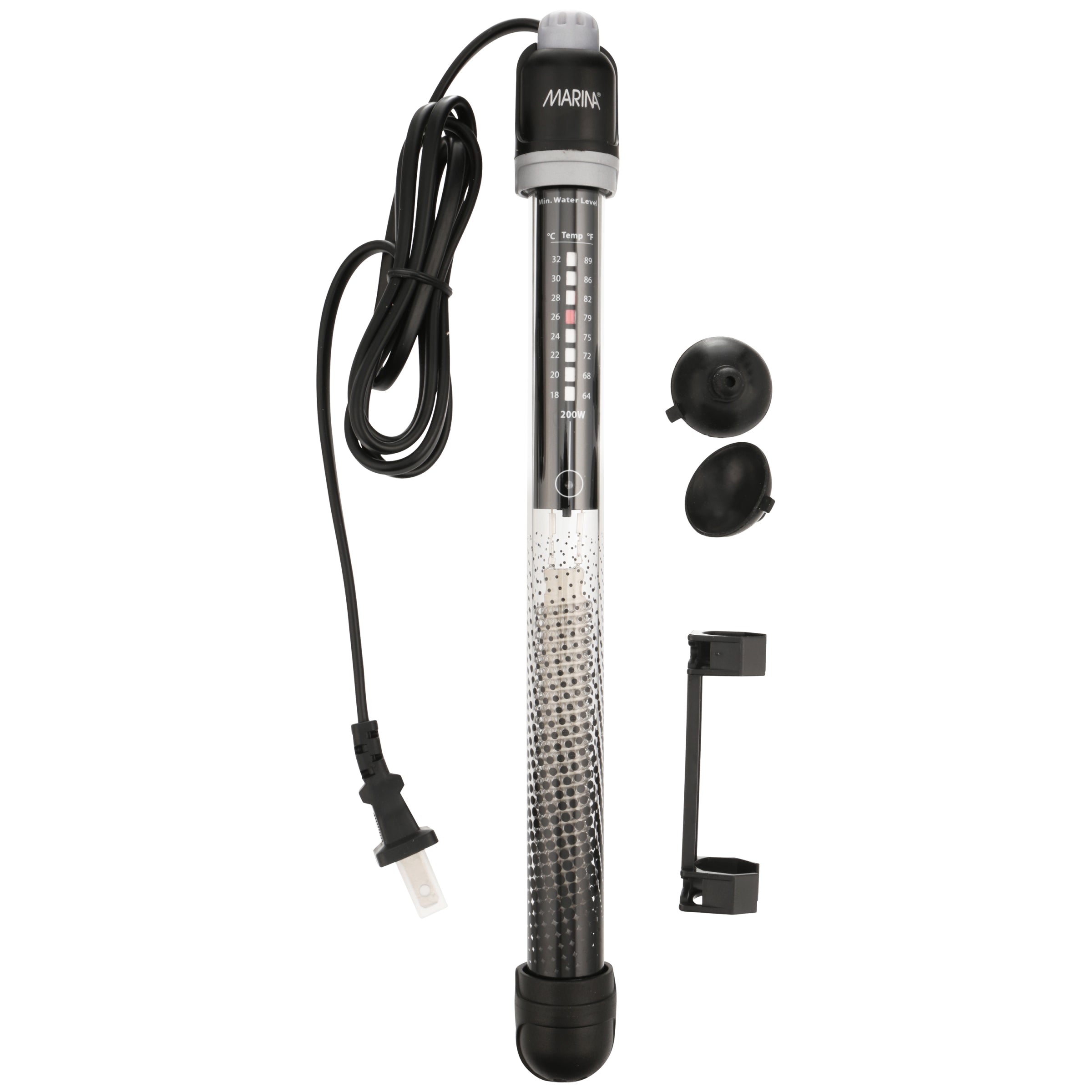 Hagen Marina Submersible Glass Aquarium Heater - 10.5 Inch - 200 Watt