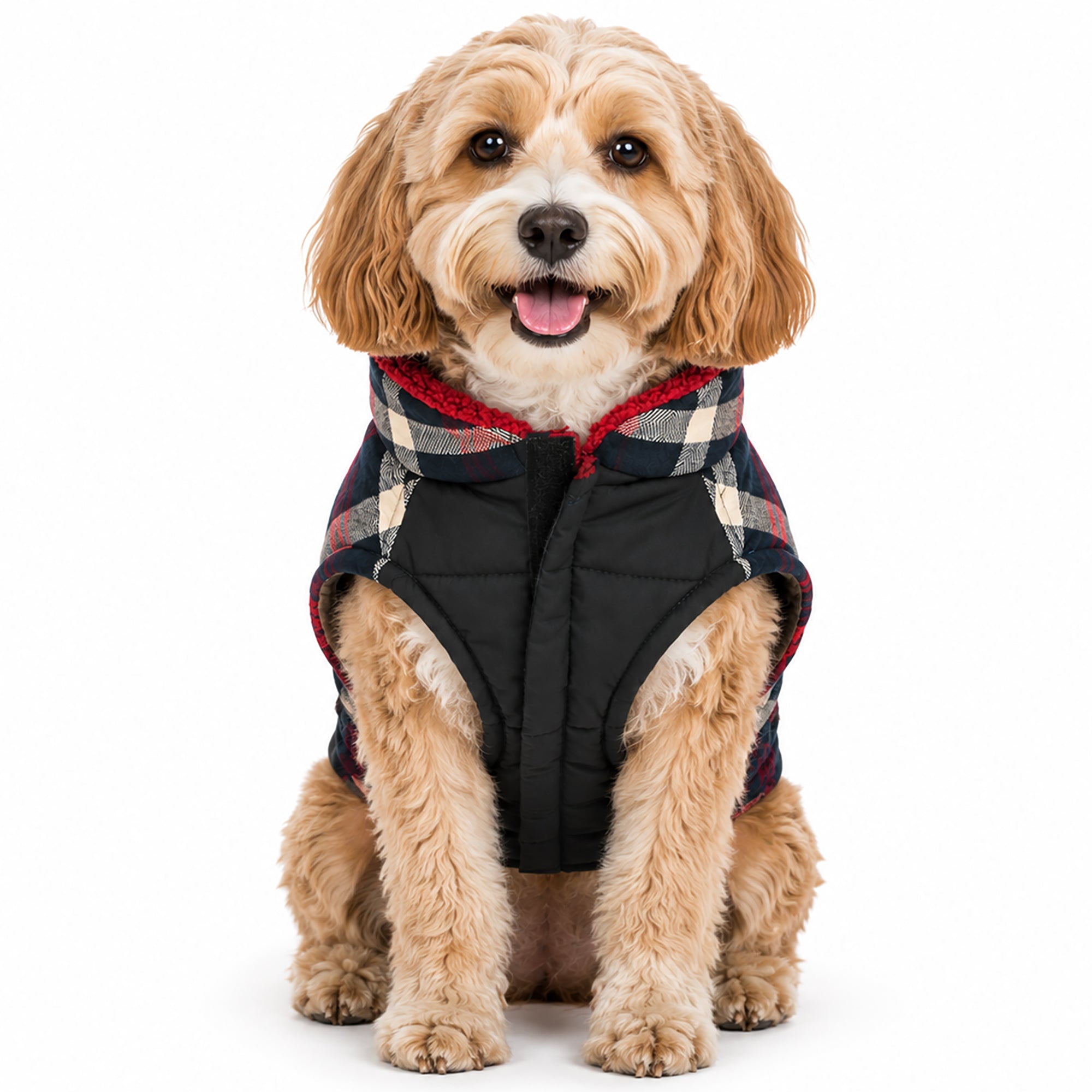 Pet Life ® 'Allegiance' Classical Insulated Plaid Fashion Dog Jacket