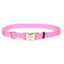 Coastal Adjustable Titan Metal Buckle Nylon Dog Collar - Black - Small - L:10-14 X W:5/8 Inch