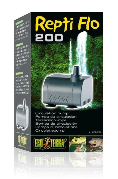Exo Terra Repti-Flo 200 Waterfall Circulation Waterfall Pump for Terrariums and Paludariums