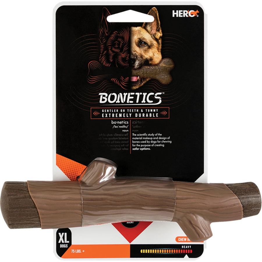 Hero Bonetics Fetch and Chewy Wood Scented Stick Dog Toy - Extra Large