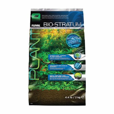 Fluval Bio-Stratum Volcanic Soil Substrate for Freshwater Planted Aquarium - 4.4 Lbs