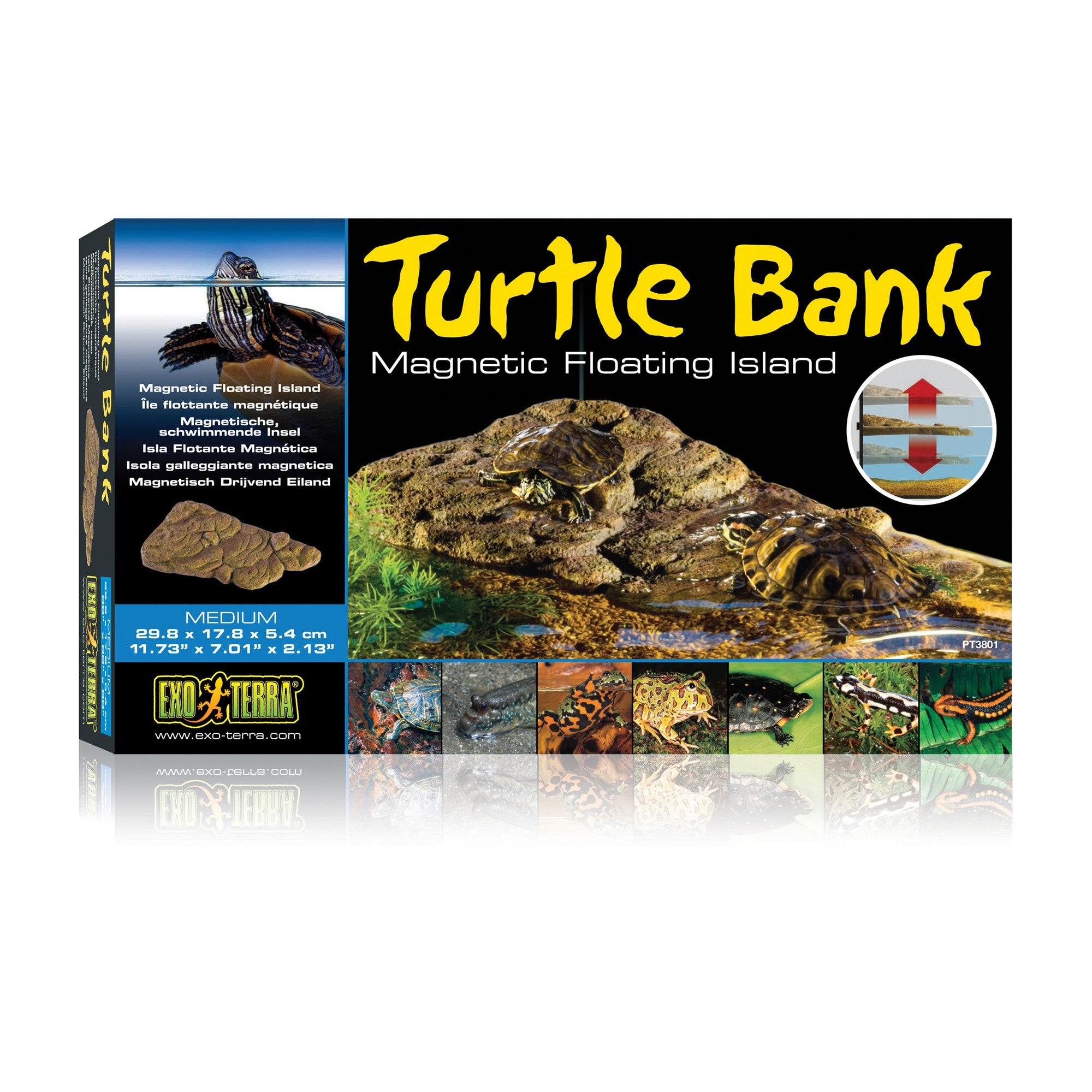 Exo Terra Turtle Bank Reptile and Turtle Décor - Medium