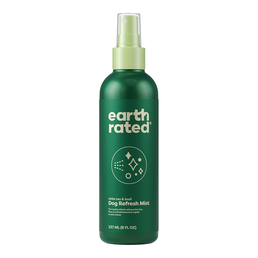 Earth Rated Refresh Mist White Tea and Basil Fragrance Deodorizing Dog Spray - 8 Oz