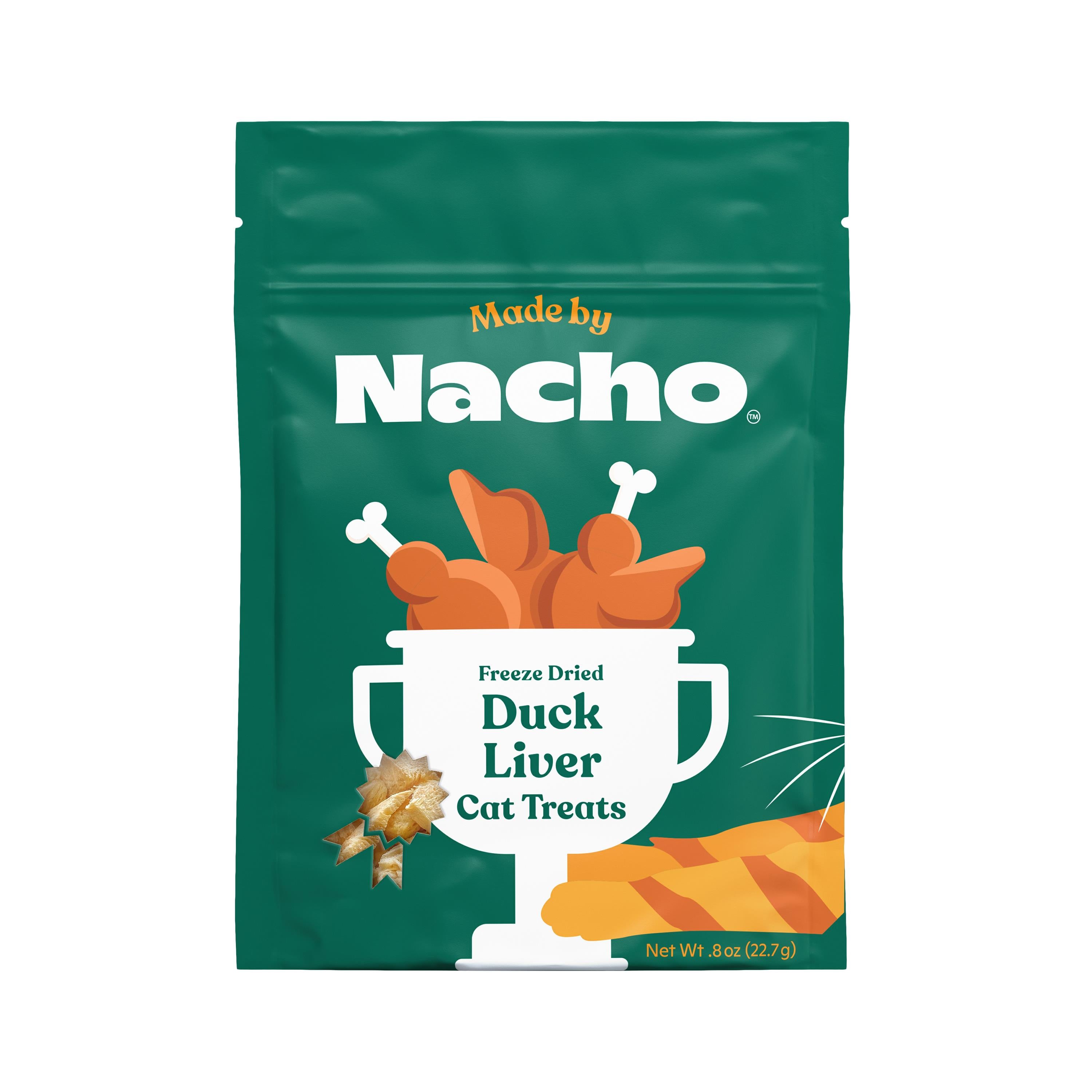 Made by Nacho Freeze-Dried Duck and Liver Cat Treats - .9 Oz  