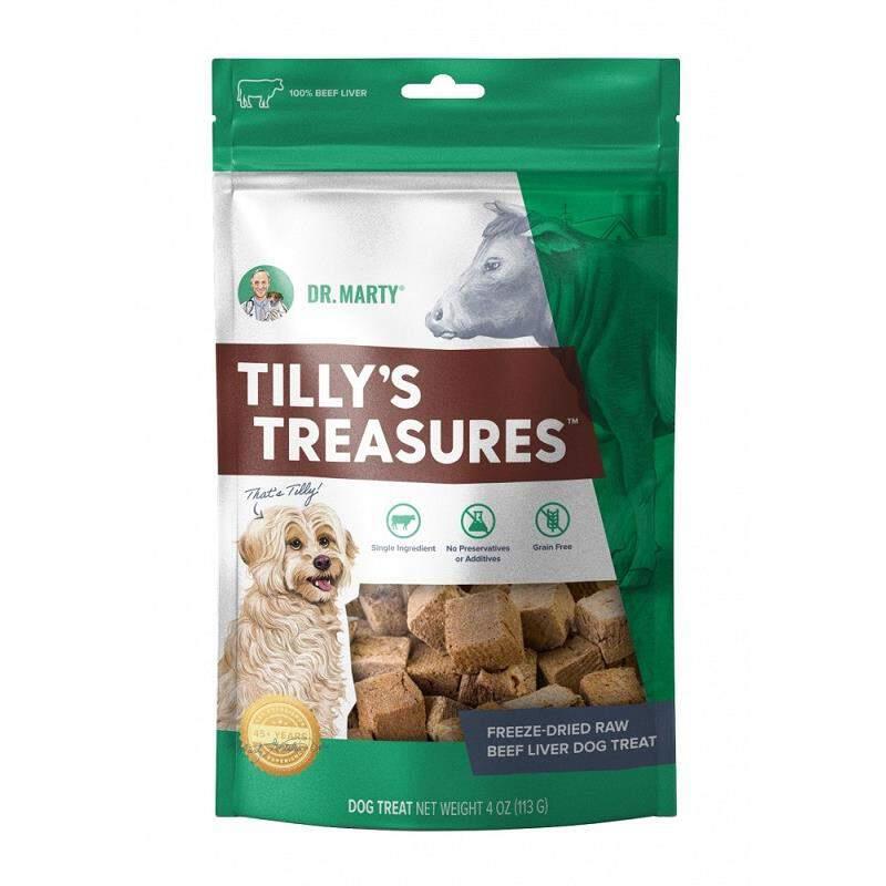 Dr. Marty Tilly's Treasure Beef Liver Natural Dog Treats - 4 Oz  