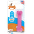 Nylabone Textured Bone Teething Puppy Chicken Flavored Nylon Chew Dog Toy - Pink - Extra Small/Petite