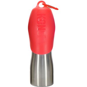 Kong H2O Insulated Stainless Steel Travel Pet Water Bottle - Red - 25 Oz  