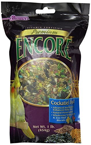 F.M. Brown's Encore Premium Cockatiel Bird Food 1 Pound