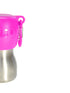 Kong Stainless Steel Cat and Dog Water Bottle - Pink - 9.5 Oz  