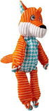 Kong Floppy Knots Fox Internally Knotted Low-Stuffing Tug and Squeak Dog Toy - Jumbo