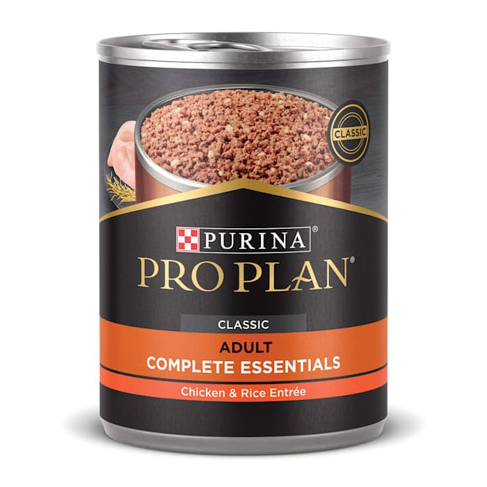 Purina Pro Plan Complete Essentials Seared Chicken Carrots and Barley Adult Canned Dog Food - 5.5 Oz - Case of 24  