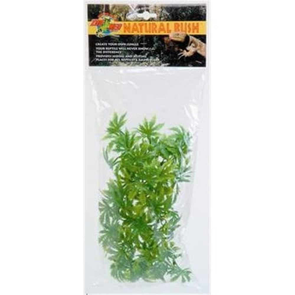 Zoo Med Laboratories Cannabis Bush Plastic Plant Aquarium Décor - Small  