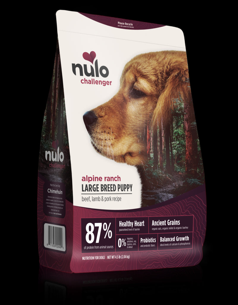 Nulo Challenger Alpine Ranch High-Meat Beef Lamb and Pork Large-Breed Puppy Dry Dog Food - 24 Lbs Default Title