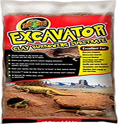 Zoo Med Laboratories Excavator Clay Burrowing Reptile Substrate - Brown - 10 Lbs  