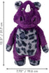 Kong Jungle Jamz Phino Crinkle Rattle and Squeaking Plush Dog Toy - Medium/Large