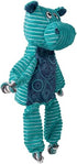 Kong Floppy Knots Hippo Internally Knotted Low-Stuffing Tug and Squeak Dog Toy - Jumbo