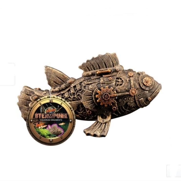 Zoo Med Laboratories Steampunk Fish Aquarium Décor Ornament