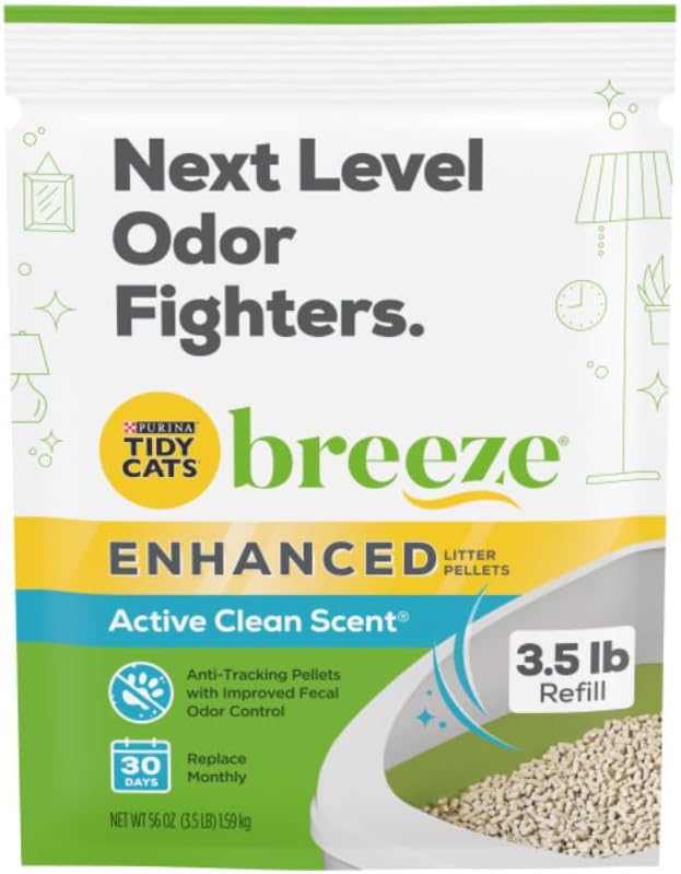 Purina Tidy Cats Breeze Scented Dust-Free Multi-Cat Litter - 3.5 Lbs - Case of 6