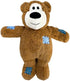 Kong Wild Knots Bear Internally-Knonned Low-Stuffing Squeak and Plush Dog Toy - Assorted - Jumbo