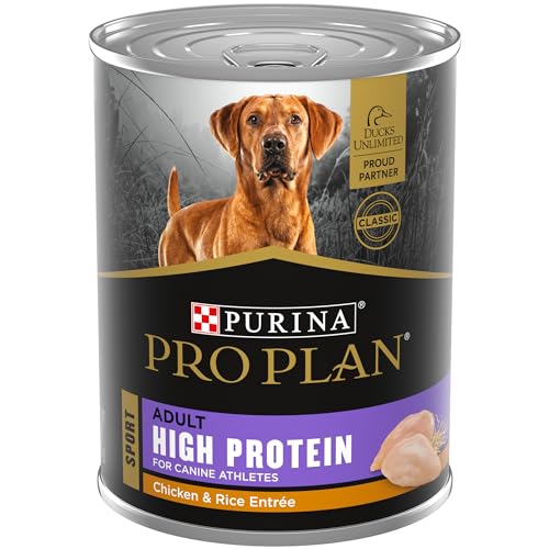 Purina Pro Plan Sport Classic High-Protein Chicken and Rice Entrée Adult Canned Dog Food - 13 Oz - Case of 12  