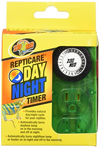 Zoo Med Laboratories ReptiCare Day and Night Timer Dual-Plug DC Outlet  