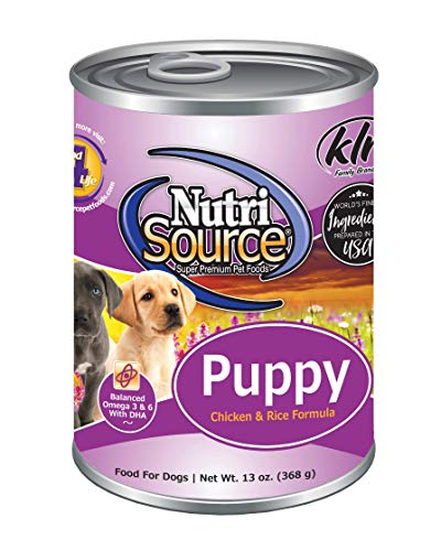 Nutrisource Chicken and Rice Small and Medium-Breed Puppy Formula Canned Dog Food - 5.5...