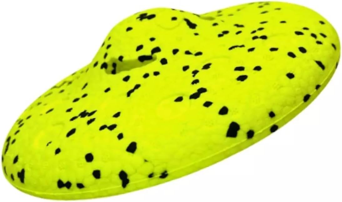 Kong Reflex Glide Flyer Durable TPU Foam Frisbee Fetch and Floating Dog Toy - Yellow