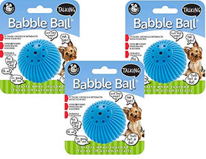 Pet Qwerks Talkin Babble Ball Dog Toy - Medium