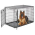 Midwest Lifestages Metal Folding Single Door Dog Crate with Divider - 48" X 30" X 33" Inches  