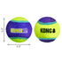 Kong CrunchAir Crunchy-Sound Making Fetch Tennis Ball Dog Toy - Medium - 3 Pack  