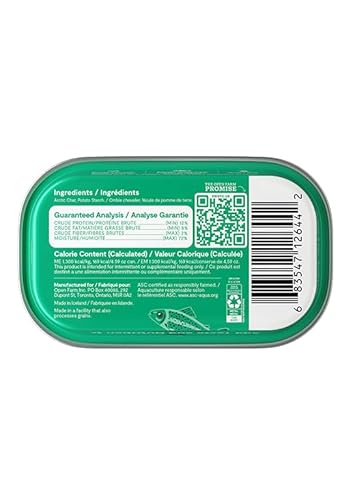 Open Farm Grain-Free Icelandic Arctic Char Silky Mousse Canned Dog Food Topper - 4.59 Oz - Case of 12