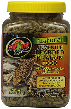 Zoo Med Laboratories Bearded Dragon Pellets Juvenile Freeze-Dried Reptile Food - 10 Oz